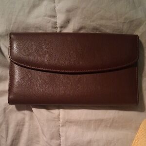 Buxton Brown Leather Wallet